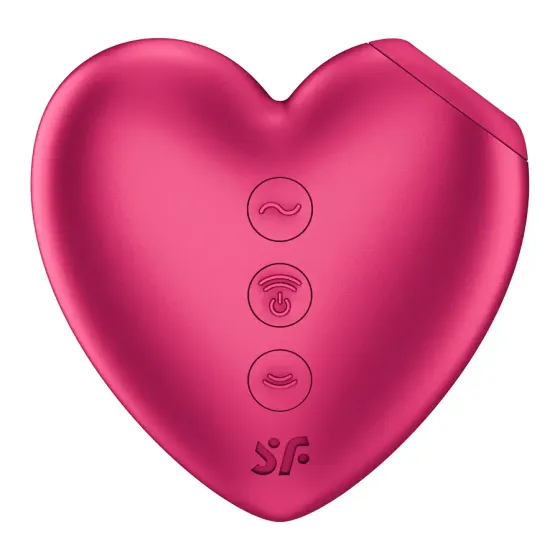 Вакуумний стимулятор-серце з вібрацією Satisfyer Cutie Heart Battery Series Львів