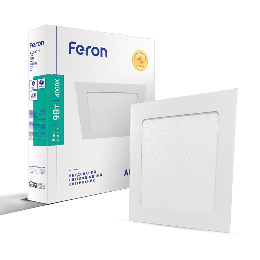Світлодіодний світильник Feron AL511-1 9Вт 4000K Харьков - изображение 1