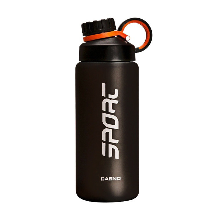 Пляшка для води CASNO 800 мл KXN-1242 Чорна Каменское - изображение 11