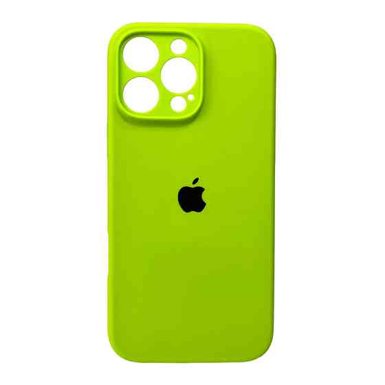 Чохол для смартфона Silicone Full Case AA Camera Protect for Apple iPhone 16 Pro Max 24,Shiny Green Київ