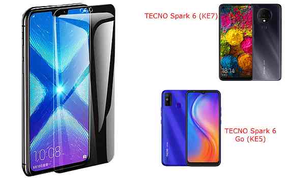 Защитное стекло NeoGlass для TECNO Spark 6 (KE7),  Spark 6 Go (KE5) – ультрапрозрачное и устойчивое Киев
