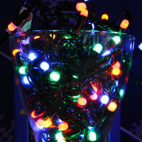 Світлодіодна гірлянда 200 Led 20м 8 режимів різнокольорова 220V CW-G-200L20VMC ColorWay Житомир - фото 6