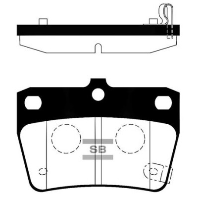 Гальмівні колодки HI-Q SP1457 Вінниця - фото 1