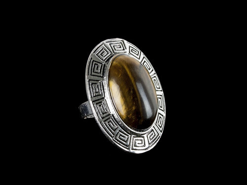 Перстень з каменем очей тигрів Київ - фото 1