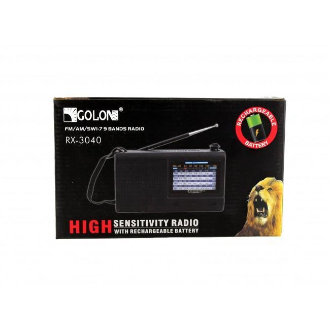 Радіо RX 3040 FM/AM з USB, SD, Bluetooth, портативне, компактне, з живленням від мережі та батарейок Одеса - фото 1