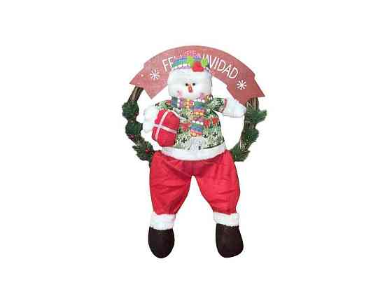 Фігурка-підвіска новорічна Snowman 36*52см M17270 ТМ STENSON Solmir Київ