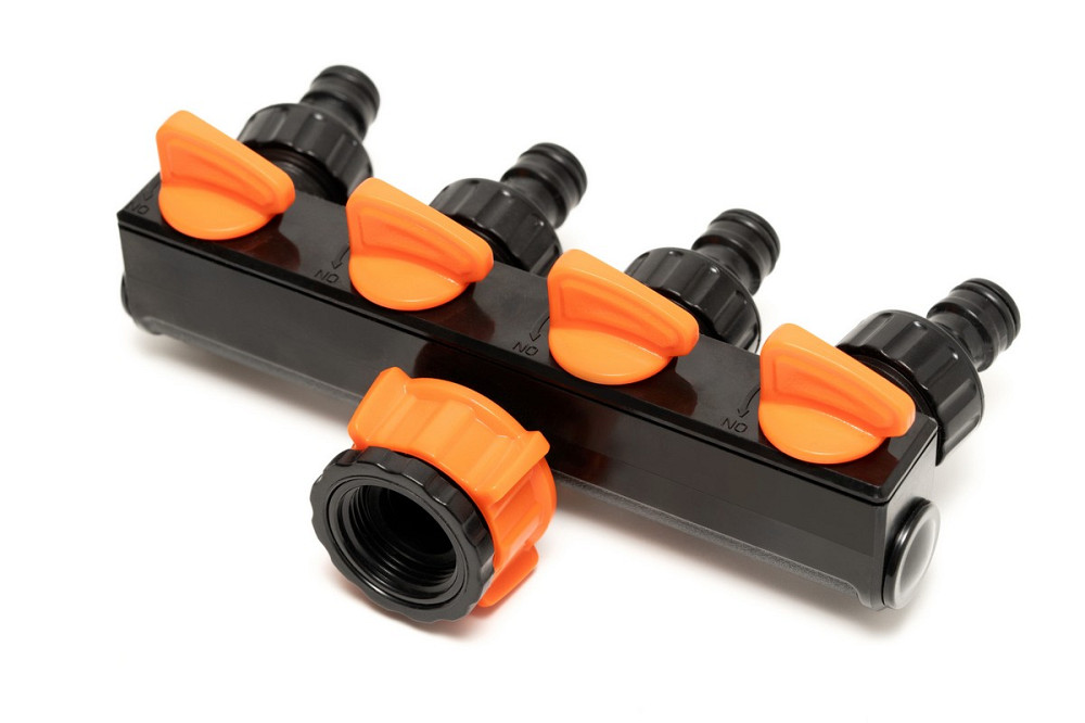 MASTERTOOL Розподільник чотирьохканальний MASTERTOOL з регулювальними вентилями ¾" - 1" ВР 92-9 Киев - изображение 6