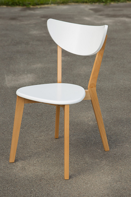 Стілець обідній Фокс Т, білий/дуб Київ - фото 2