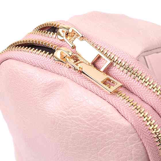 Маленькая женская сумка через плечо из экокожи Vintage 22782 Розовый Киев