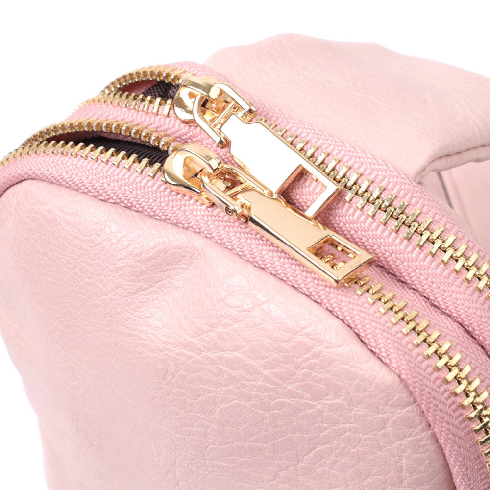 Маленькая женская сумка через плечо из экокожи Vintage 22782 Розовый Киев - изображение 6