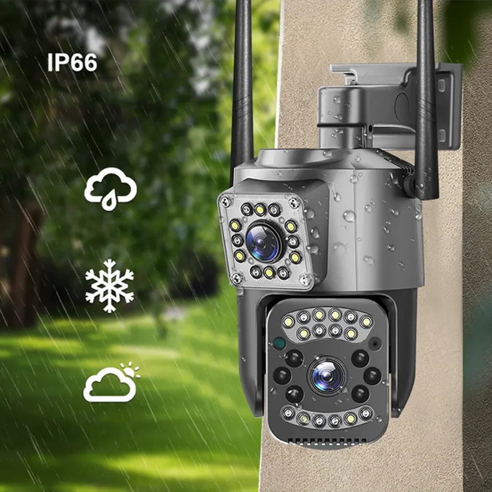 Уличная IP камера на 2 обьектива 4 Мп,SC03 V380pro,под сим карту 4G SBR Киев - изображение 2