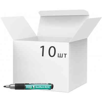 Маркер Stanger водостійкий, 1-3 мм, з грипом чорний 10 шт (MARKER-PER-STM250B10) Вінниця