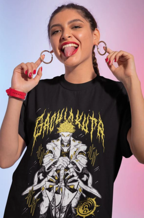 Футболка аниме Гакхиакута Томе Джапанесе Танкобон оверсайз (S/M/L) Черний AnimeJ0700 Днепр