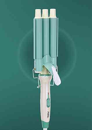 Тройная плойка для волос с температурным регулятором Киев