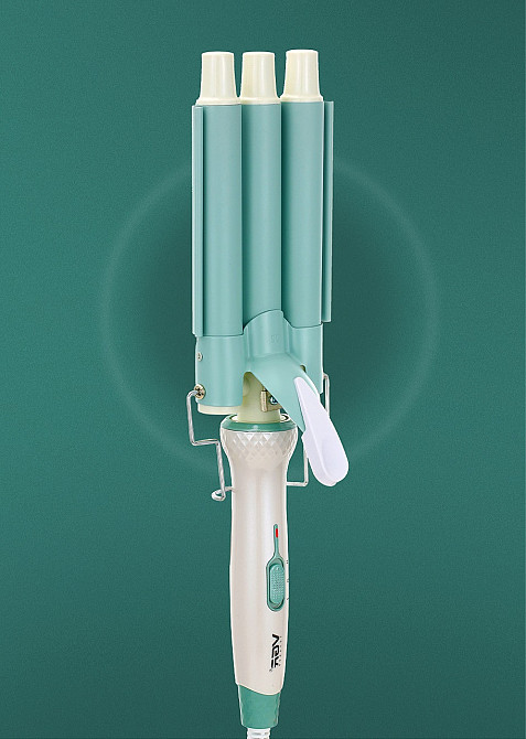 Тройная плойка для волос с температурным регулятором Киев - изображение 4