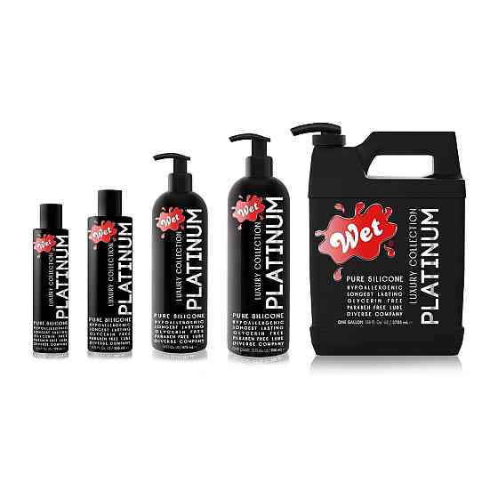 Лубрикант на силиконовой основе WET Platinum One Gallon 3785 мл Sex Aura Киев