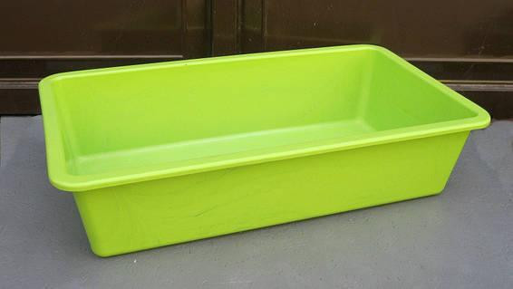Таз прямокутний 8 л зелений Харків - фото 1