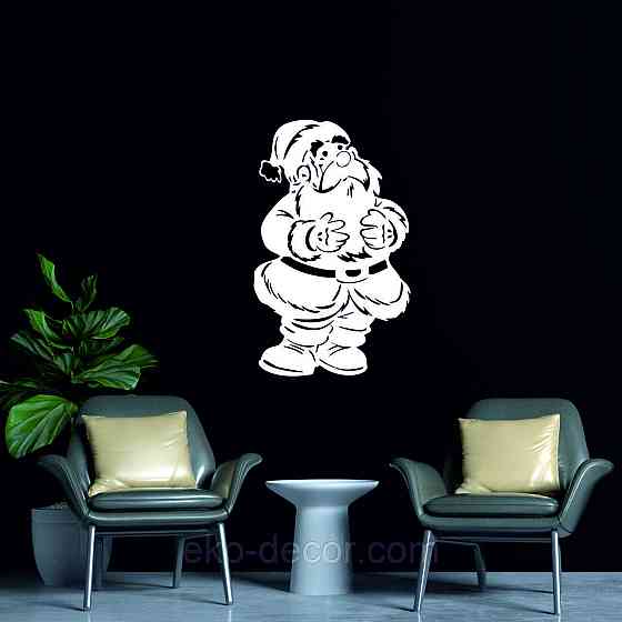 Декоративне настінне Панно «Дід Мороз», Декор на стену Київ