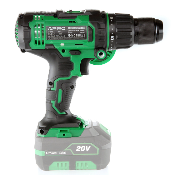 Дриль-шуруповерт 20W без АКБ/без ЗП/+кейс 20HDK APRO Житомир - изображение 3