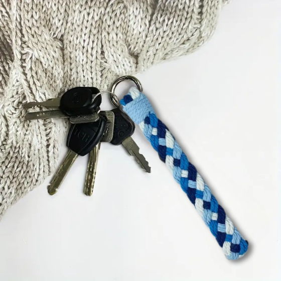Набор макраме для вязания и плетения брелока 