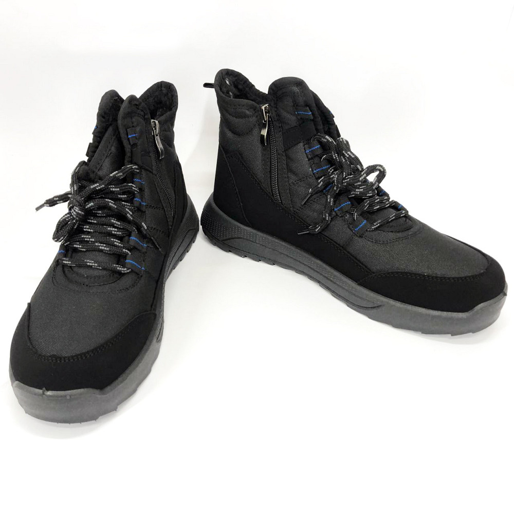 Зручні якісні зимові кросівки 46р 29, 5см, Високі кросівки термо, Акуратне зимове чоловіче взуття GN-91 Львів - фото 8