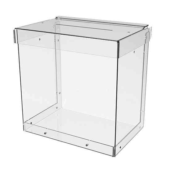 Ящик EKOSTAR без замка для сбора денег 150x150x100 мм. Объем 2,2 литра. Киев