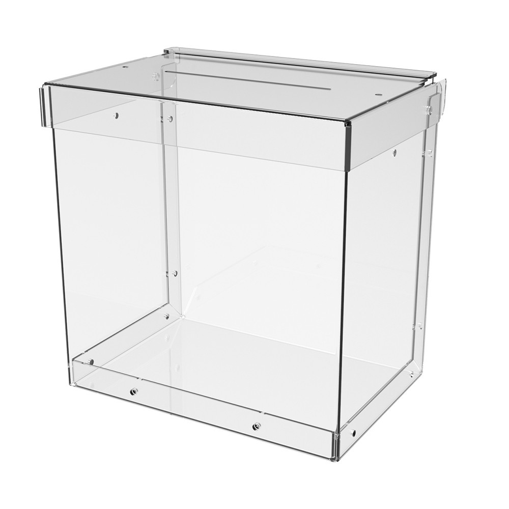 Ящик EKOSTAR без замка для сбора денег 150x150x100 мм. Объем 2,2 литра. Киев - изображение 2