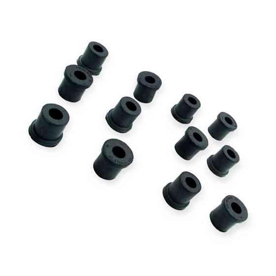 Втулка Москвич 408, 412, 2140, ІЖ-ОДА 2717, 27175 (к-кт 12 шт) RG RUBBER ресори Мукачево