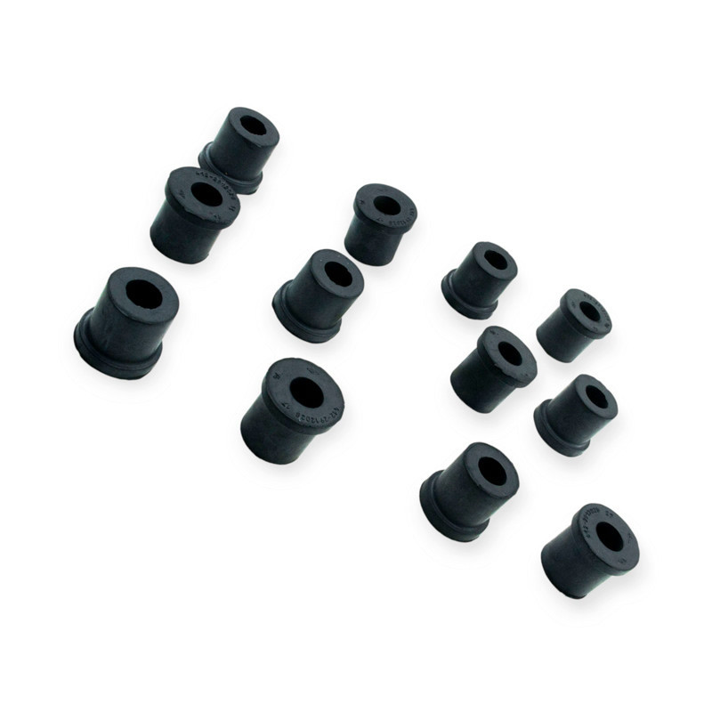 Втулка Москвич 408, 412, 2140, ІЖ-ОДА 2717, 27175 (к-кт 12 шт) RG RUBBER ресори Мукачево - фото 1