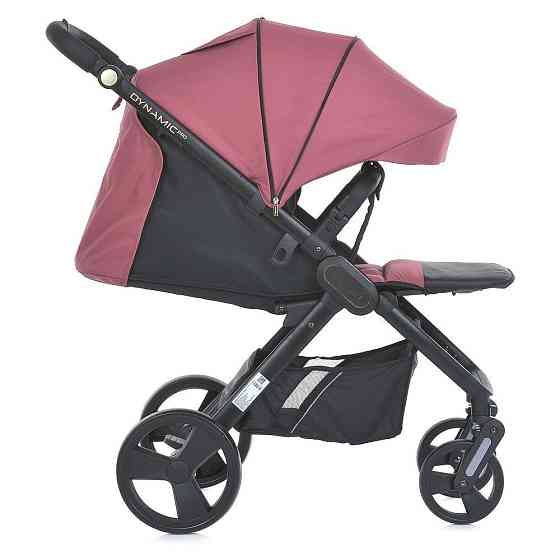 Коляска дитяча EL CAMINO DYNAMIC PRO Dusty Rose прогулянкова з чохлом та дощовиком Темно-рожева (ME 1053-3) Чернігів