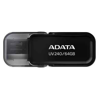 USB флеш накопичувач ADATA 64GB UV240 Black USB 2.0 (AUV240-64G-RBK) Вінниця - фото 1