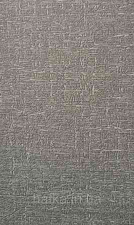 Шпалери вінілові на флізеліні AS creation Della Natura 1.06Х10 однотонні під тканину мішковина темно-сірі Київ