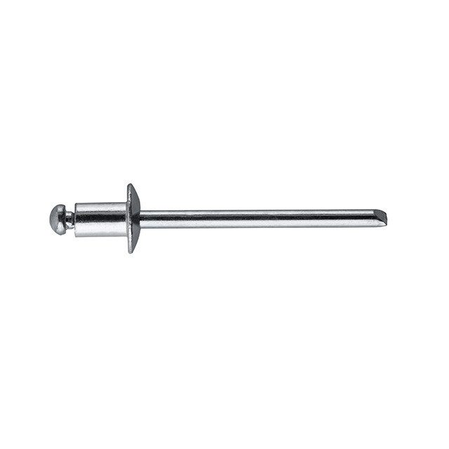 Заклепка алюмінієва, 4,0×6,0 мм, 50 шт. INTERTOOL RT-4006 Киев - изображение 5