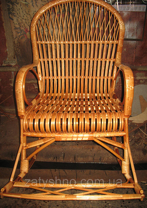 Качалка из лозы на полозьях Киев - изображение 2