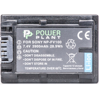 Акумулятор до фото/відео PowerPlant Sony NP-FV100 (DV00DV1271) Вінниця - фото 1