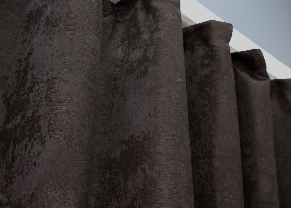 Комплект коротких штор VR-Textil Жакард Sultan XO № 1122ш 130х170 см 2 шт Венге (35-0092) Київ - фото 5