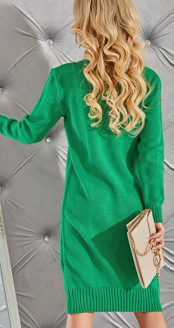 Обтисле в'язане плаття з декором (42-46) Київ - фото 5