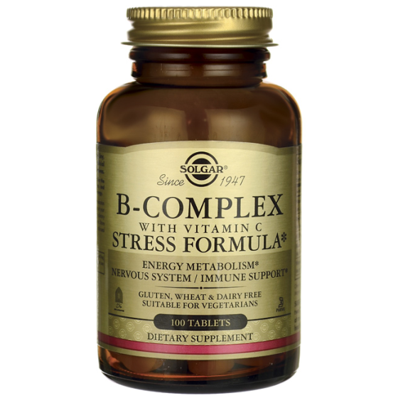 Комплекс вітамінів B+C (B-Complex with vitamin C Stress Formula) 100 таблеток Київ