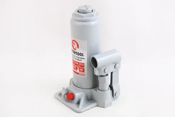 Домкрат гідравлічний 3 т 194-372м Intertool з передохром. Вінниця