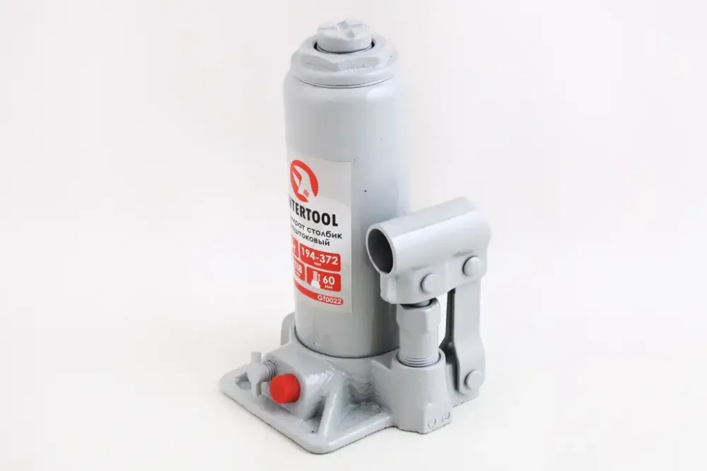 Домкрат гідравлічний 3 т 194-372м Intertool з передохром. Вінниця - фото 2