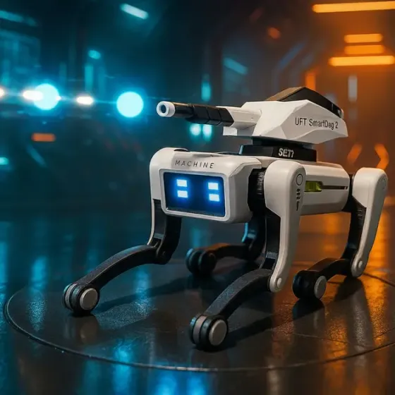 Интерактивный робот-пес, стреляющий шариками орбиз UFT Smart Dog 2 Коломыя