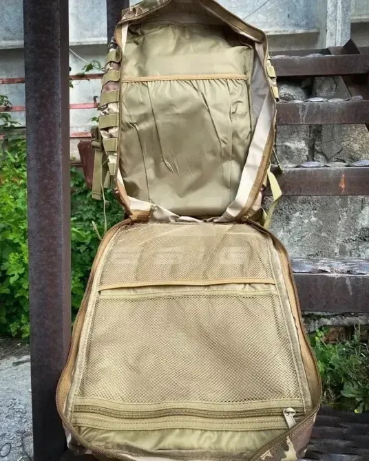 Рюкзак тактичний Нейлон мультикам, 50 л Запоріжжя - фото 2