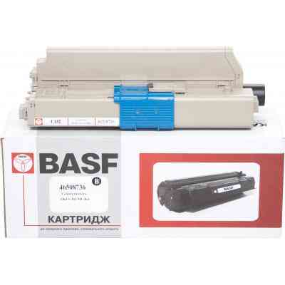 Тонер-картридж BASF OKI C332/MC363 Black 46508736 (KT-46508736) Винница