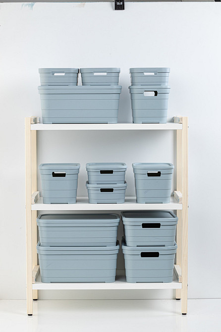 Кошик Idea Home 00639 Pyramid Blue 5 л (00639 Blue) (7180091) Киев - изображение 2