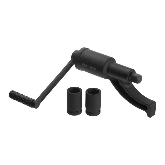 Ключ балонний роторний для вантажних авто, 261 мм, передавальне відношення 1:68, макс. крутний момент 5200 Nm, головки 32, 33 мм, Київ - фото 4