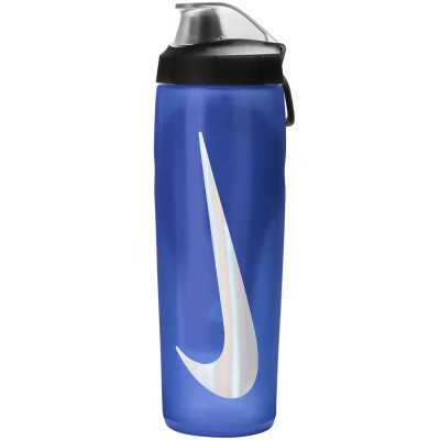 Пляшка для води Nike Refuel Bottle Locking Lid 24 OZ синій, чорний, сріблястий 709 мл N.100.7668.423.24 (887791745248) Вінниця - фото 1