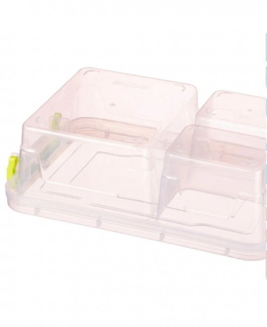 Контейнер пищевой тройной 1.63 л (0.33+0.33+0.97) Ал-Пласт TWIN №3 Одесса - изображение 2