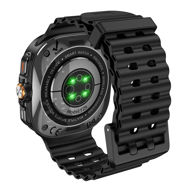 Смарт-годинник HOCO Y29 38mm. 220 mAh Smart sports watch (call version) Black Київ - фото 4
