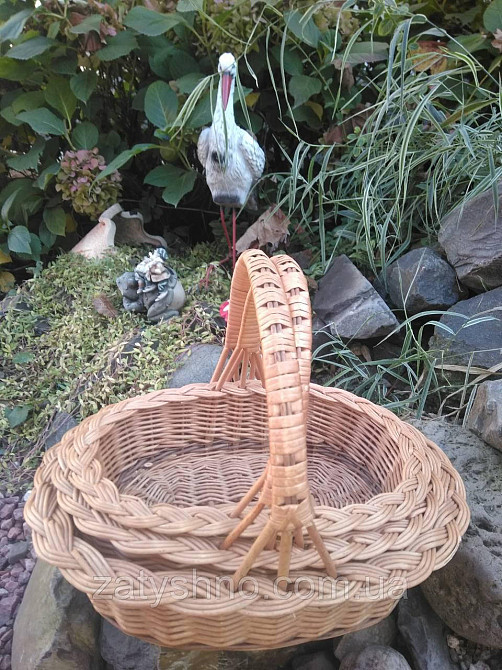 Комплект плетеных корзин Киев - изображение 9