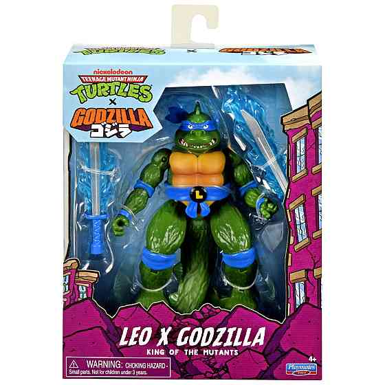 Фігурка TMNT x Godzilla – Лео в образі Ґодзілли Днепр
